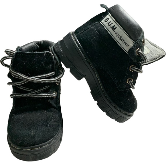 BUM Equipment Black Ankle Booties Size 7 - Picture 1 of 8